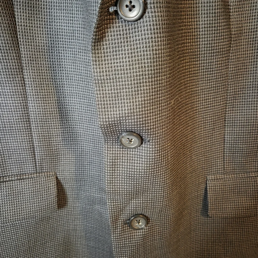 Oscar de la Renta Dark Gray Men's 3 Button Wool Sport Coat Size 42S
